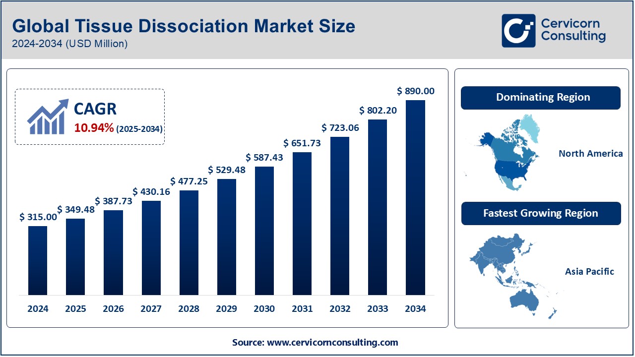 Tissue Dissociation Market Growth, Trends, and Key Players by 2034