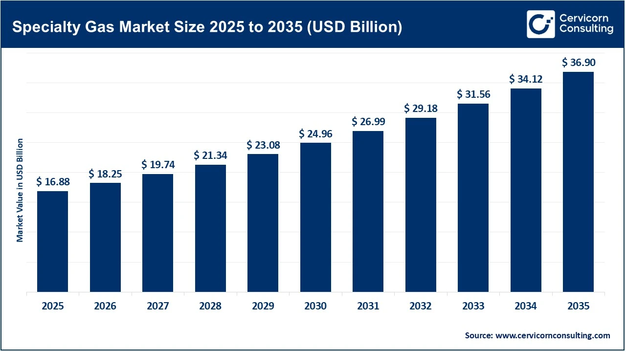 Specialty Gas Market Revenue, Trends, and Strategic Insights by 2035